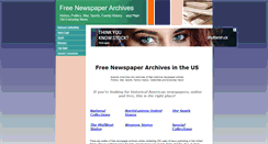 Desktop Screenshot of freenewspaperarchives.us